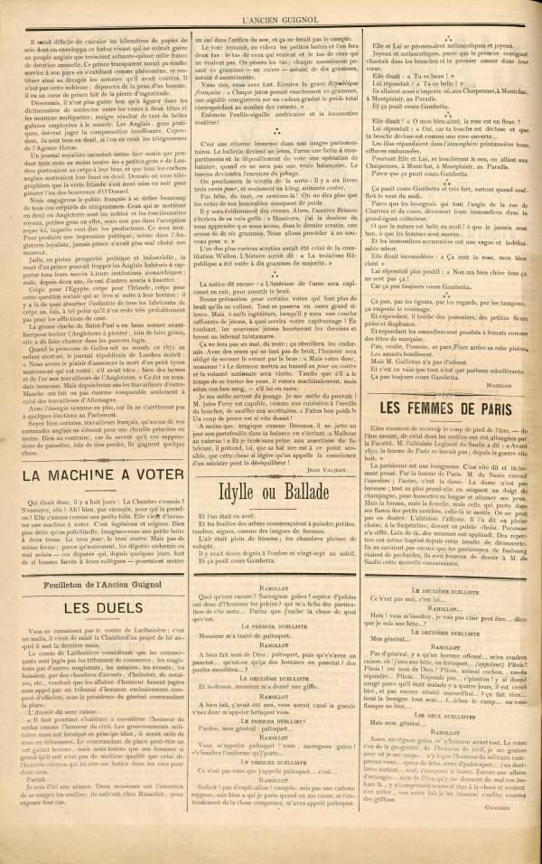 
						Affichage en mode lecture de la page
					
