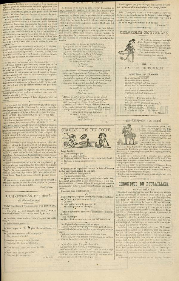 
						Affichage en mode lecture de la page
					