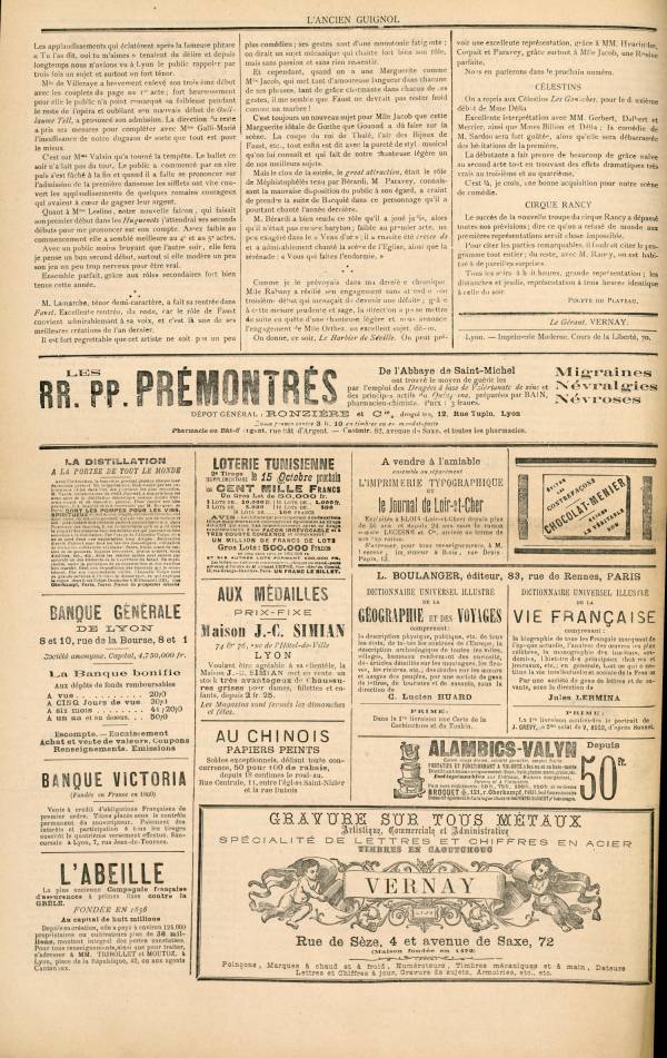 
						Affichage en mode lecture de la page
					