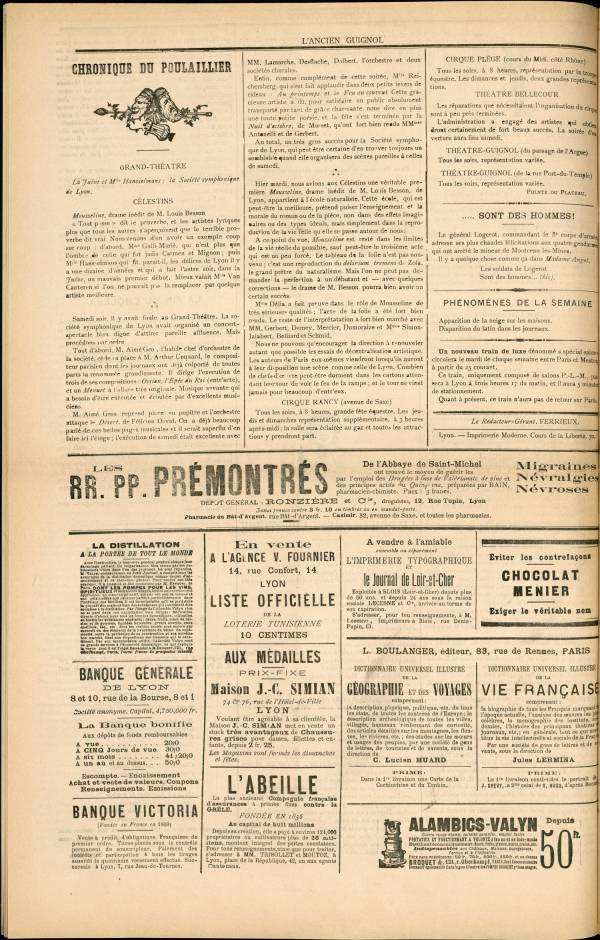 
						Affichage en mode lecture de la page
					