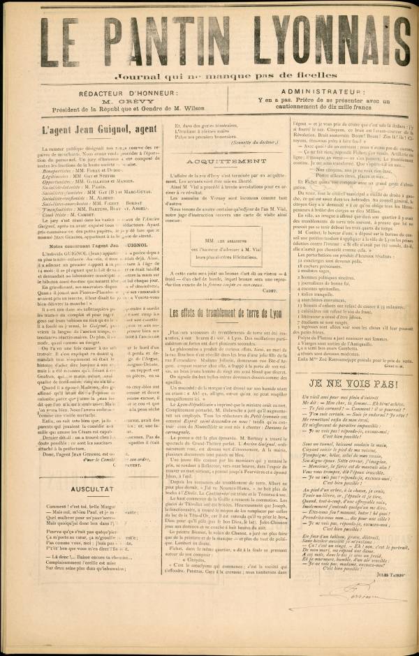 
						Affichage en mode lecture de la page
					