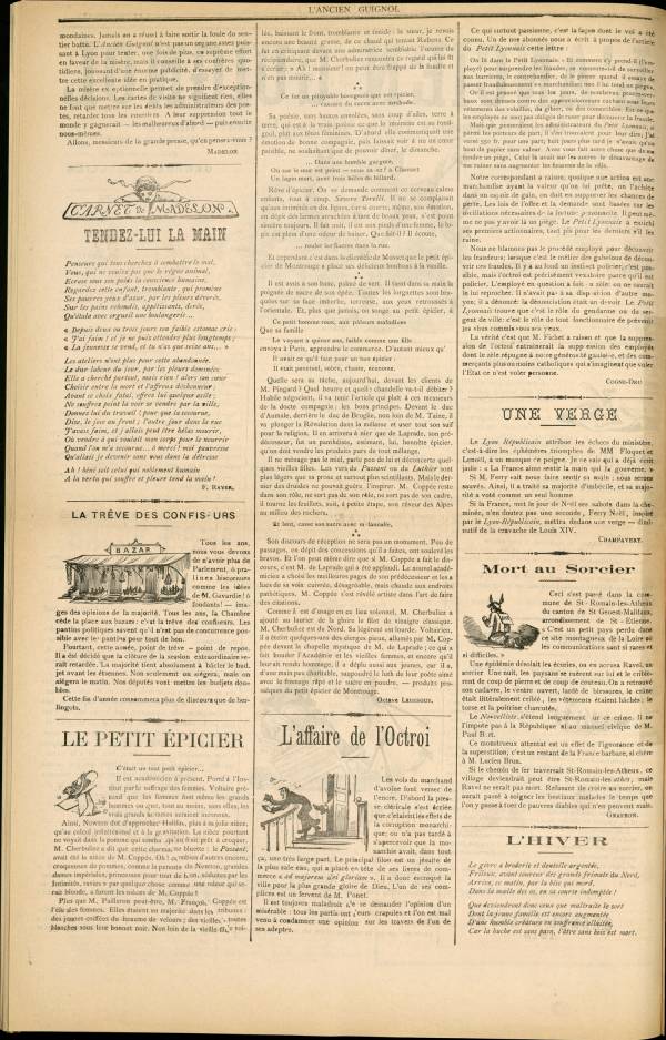 
						Affichage en mode lecture de la page
					