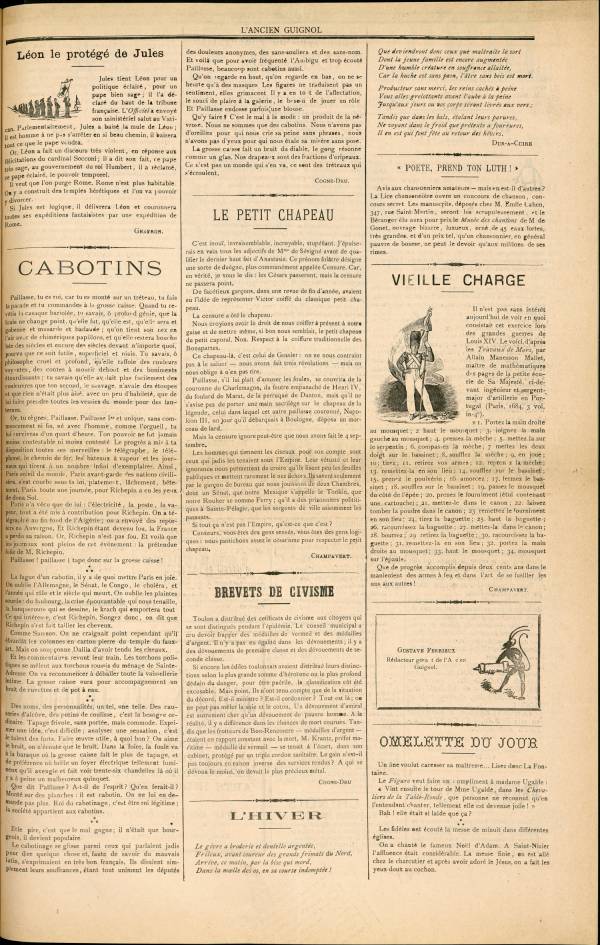 
						Affichage en mode lecture de la page
					