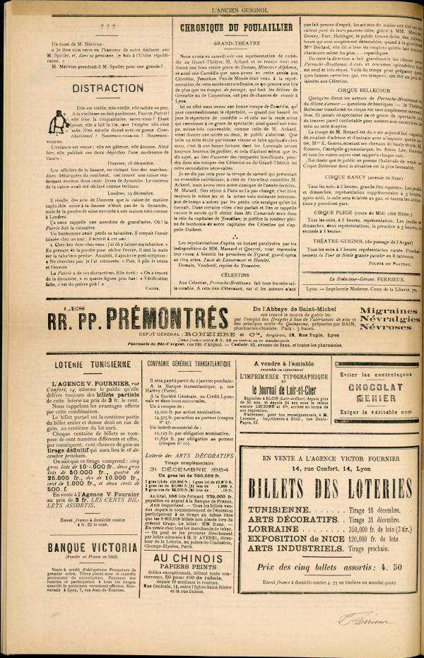 
						Affichage en mode lecture de la page
					