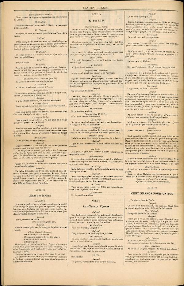 
						Affichage en mode lecture de la page
					