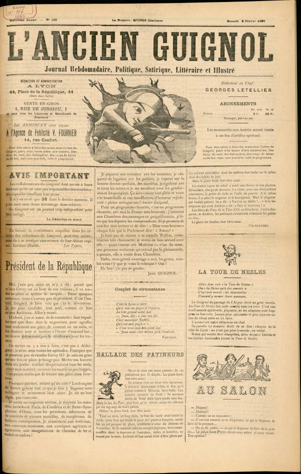 
						Affichage en mode lecture de la page
					