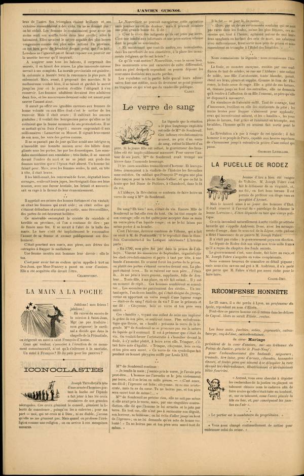 
						Affichage en mode lecture de la page
					