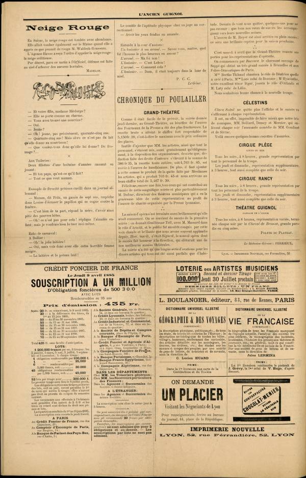 
						Affichage en mode lecture de la page
					