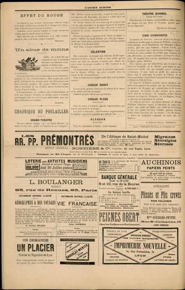 
						Affichage en mode lecture de la page
					