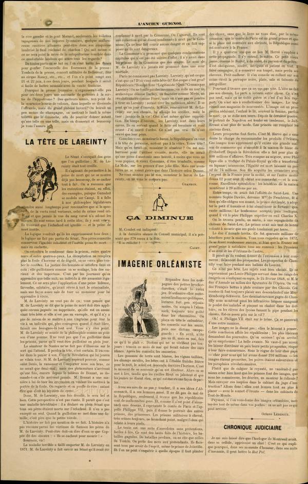 
						Affichage en mode lecture de la page
					