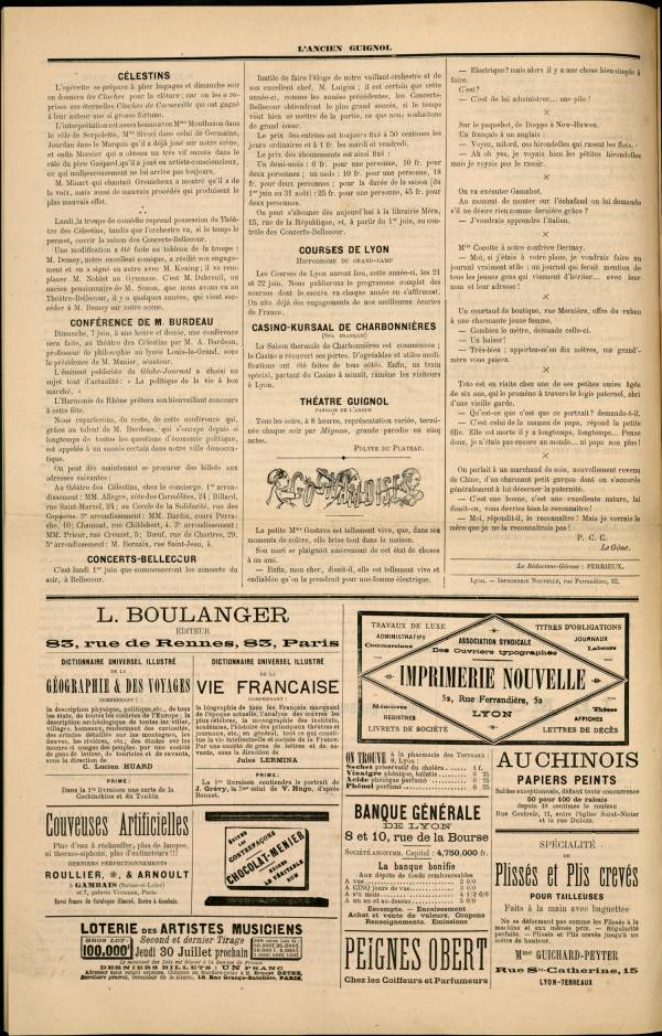 
						Affichage en mode lecture de la page
					