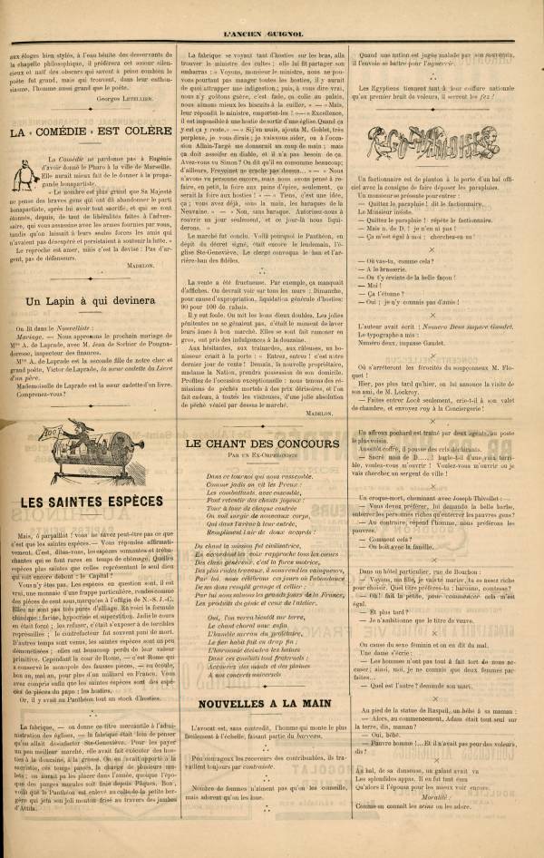 
						Affichage en mode lecture de la page
					