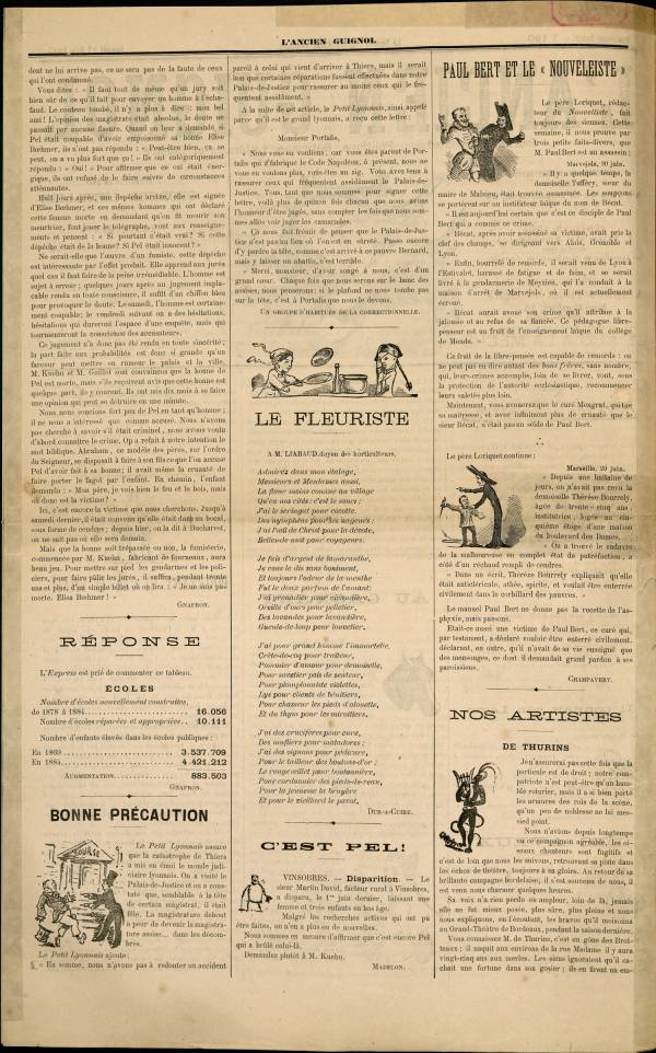 
						Affichage en mode lecture de la page
					