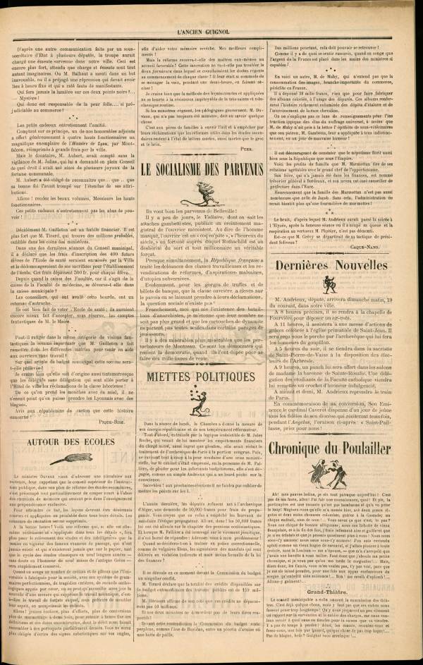 
						Affichage en mode lecture de la page
					