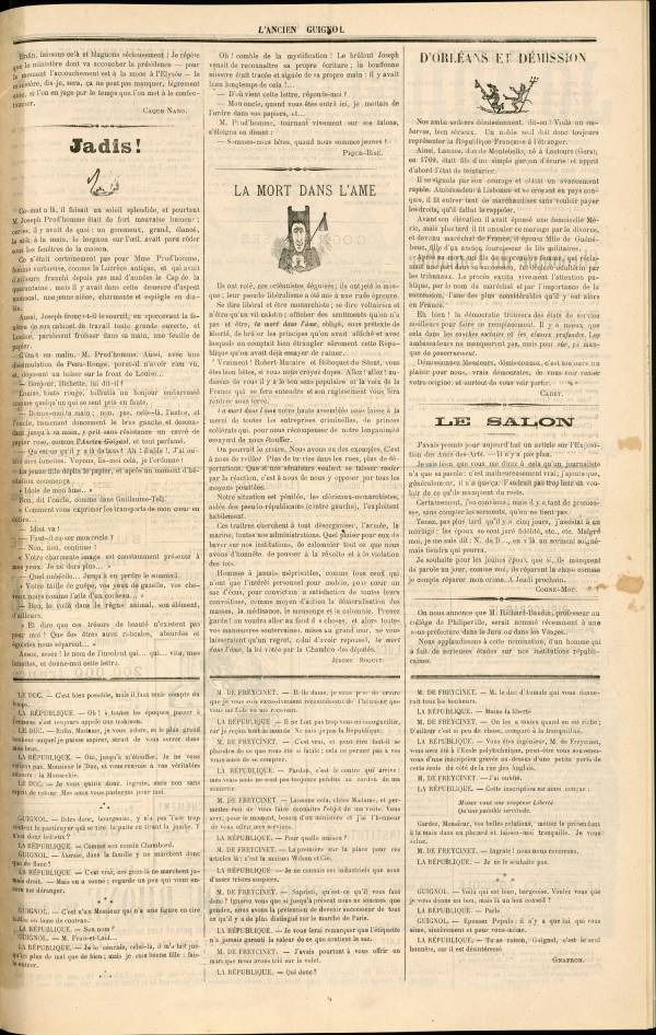 
						Affichage en mode lecture de la page
					