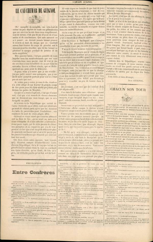 
						Affichage en mode lecture de la page
					