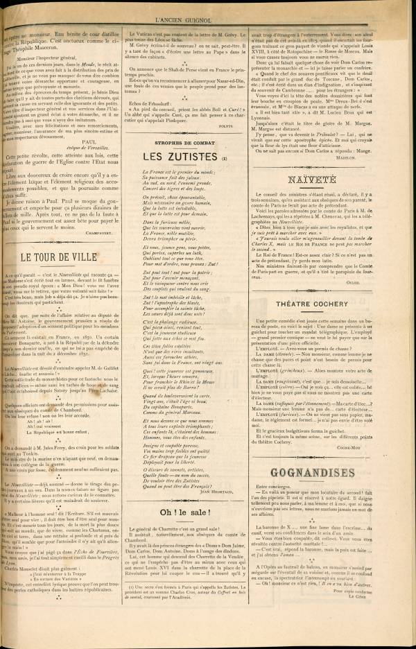 
						Affichage en mode lecture de la page
					
