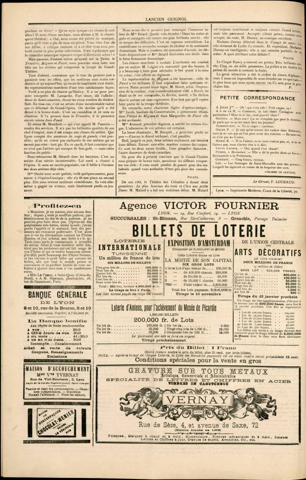 
						Affichage en mode lecture de la page
					