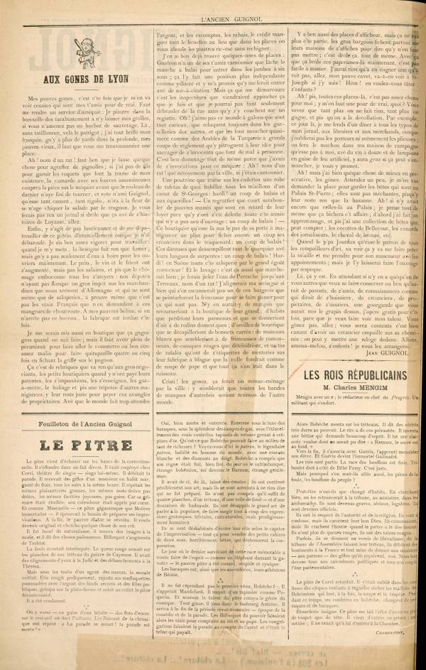 
						Affichage en mode lecture de la page
					