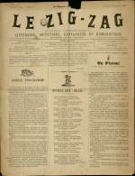 LE ZIG-ZAG, Première Année - N°1