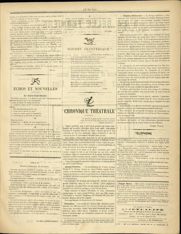 
						Affichage en mode lecture de la page
					