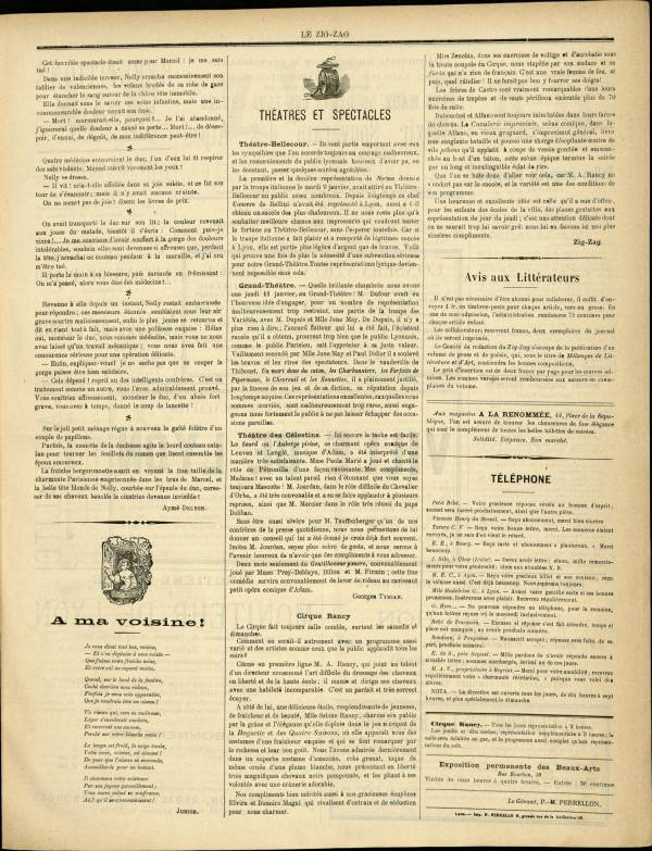 
						Affichage en mode lecture de la page
					