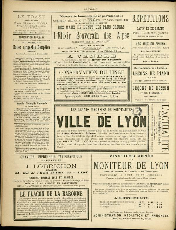 
						Affichage en mode lecture de la page
					