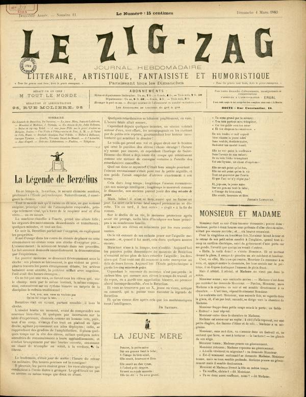 
						Affichage en mode lecture de la page
					