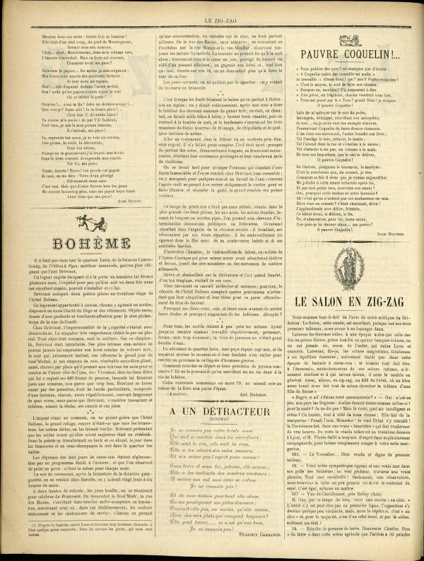 
						Affichage en mode lecture de la page
					