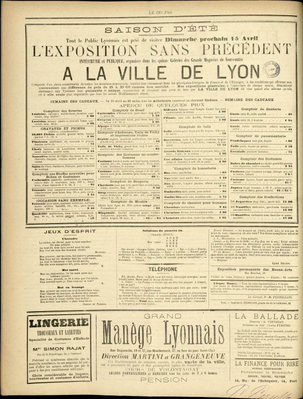 
						Affichage en mode lecture de la page
					