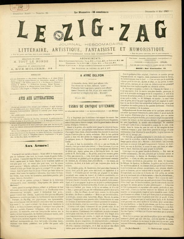 
						Affichage en mode lecture de la page
					