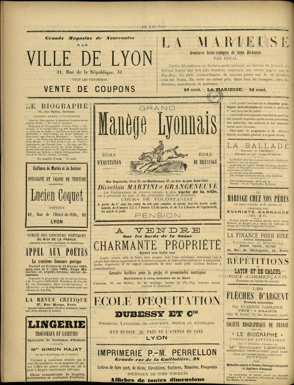
						Affichage en mode lecture de la page
					