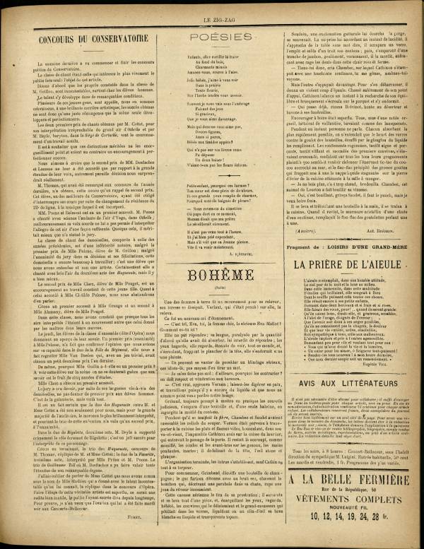 
						Affichage en mode lecture de la page
					