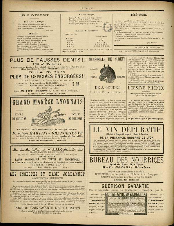 
						Affichage en mode lecture de la page
					