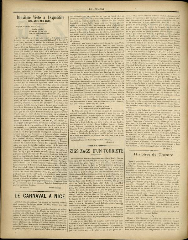 
						Affichage en mode lecture de la page
					