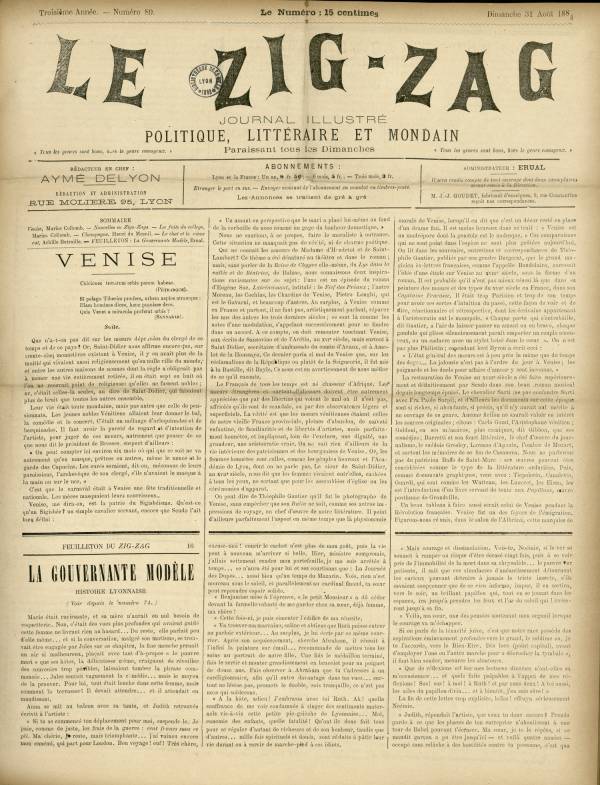 
						Affichage en mode lecture de la page
					