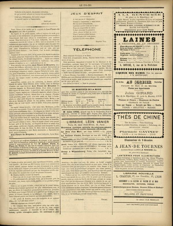 
						Affichage en mode lecture de la page
					