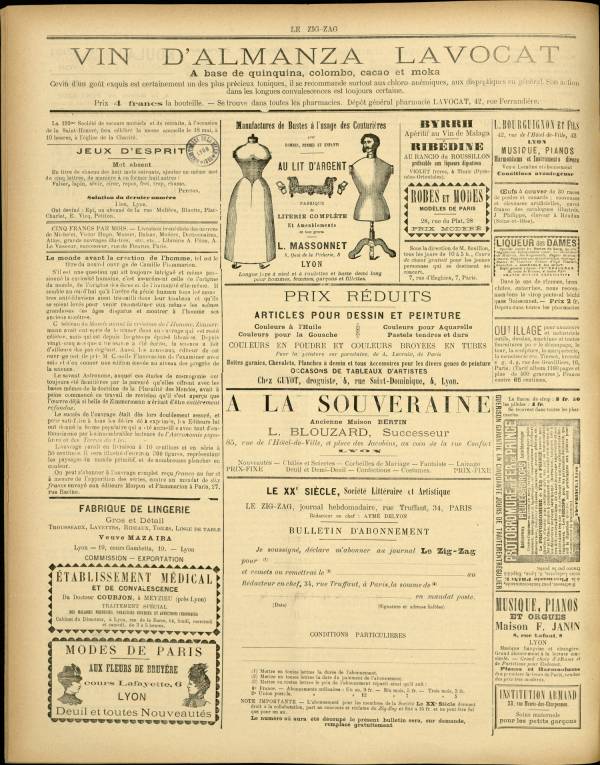 
						Affichage en mode lecture de la page
					