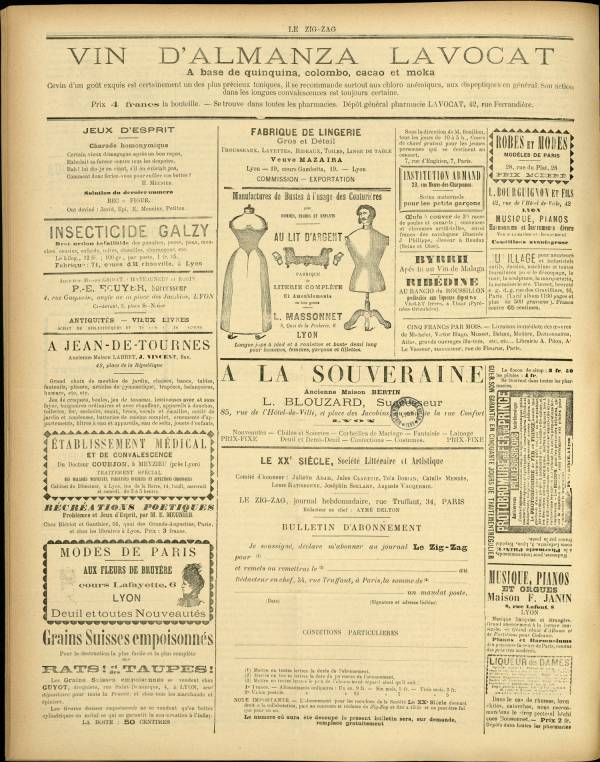 
						Affichage en mode lecture de la page
					