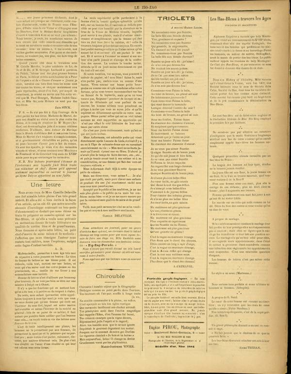 
						Affichage en mode lecture de la page
					