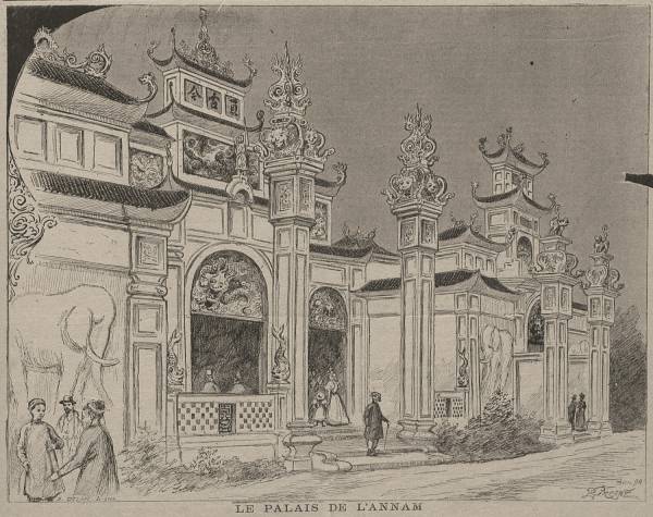 Le palais de l'Annam