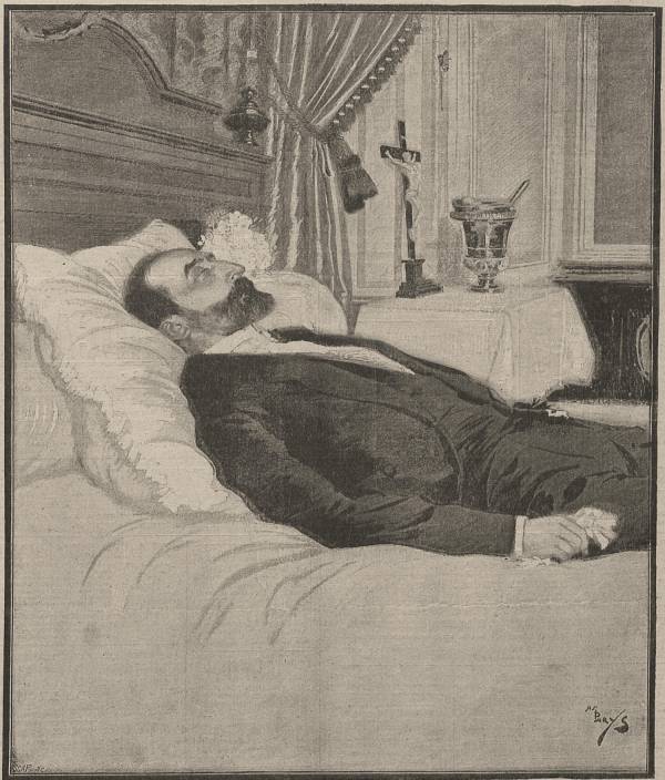 M. Carnot sur son lit de mort