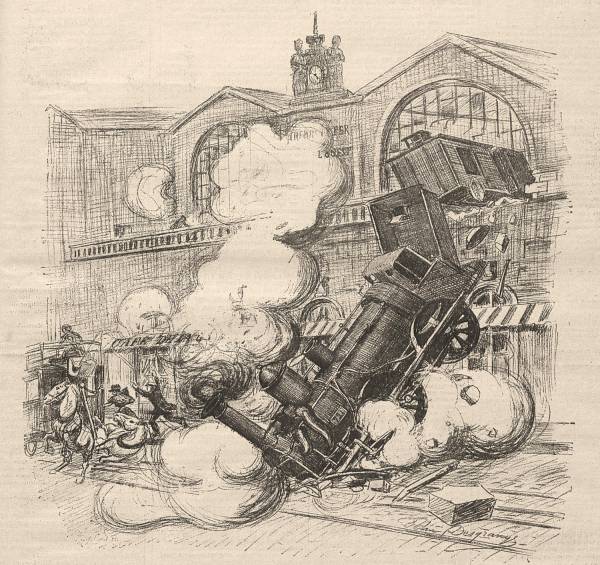 L'accident de la gare Montparnasse à Paris