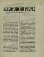 LE DÉFENSEUR DU PEUPLE : n°1, pp. 1