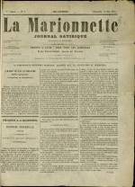 La Marionnette : n°1, pp. 1