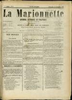 La Marionnette : n°1, pp. 1