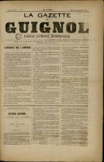 LA GAZETTE DE GUIGNOL : n°9, pp. 1