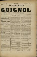 LA GAZETTE DE GUIGNOL : n°12, pp. 1