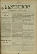 L'ANTÉCHRIST : n°2, pp. 1