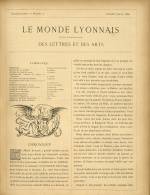 LE MONDE LYONNAIS : n°9, pp. 105